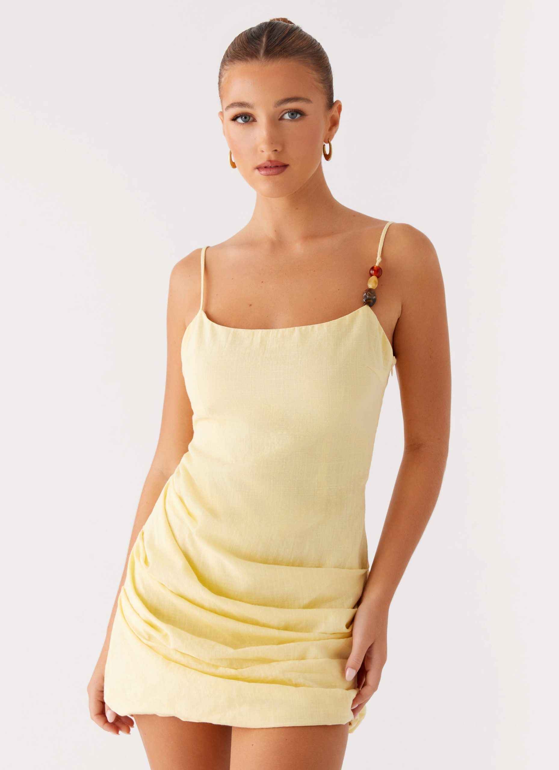 AdellaMiniDressYellow4