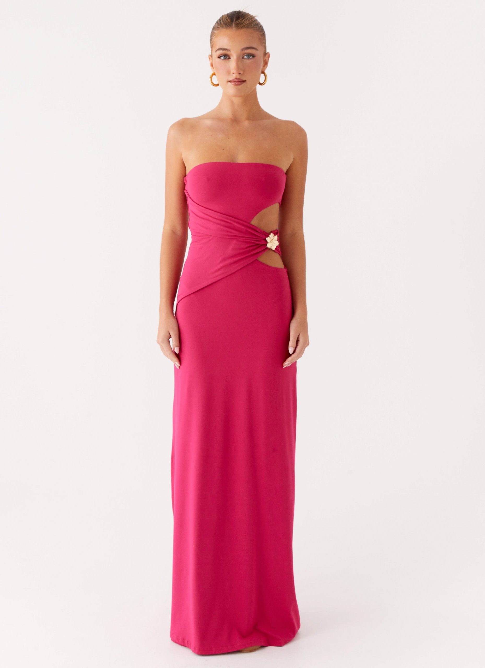 AnettaMaxiDressFucshia1Peppermayo