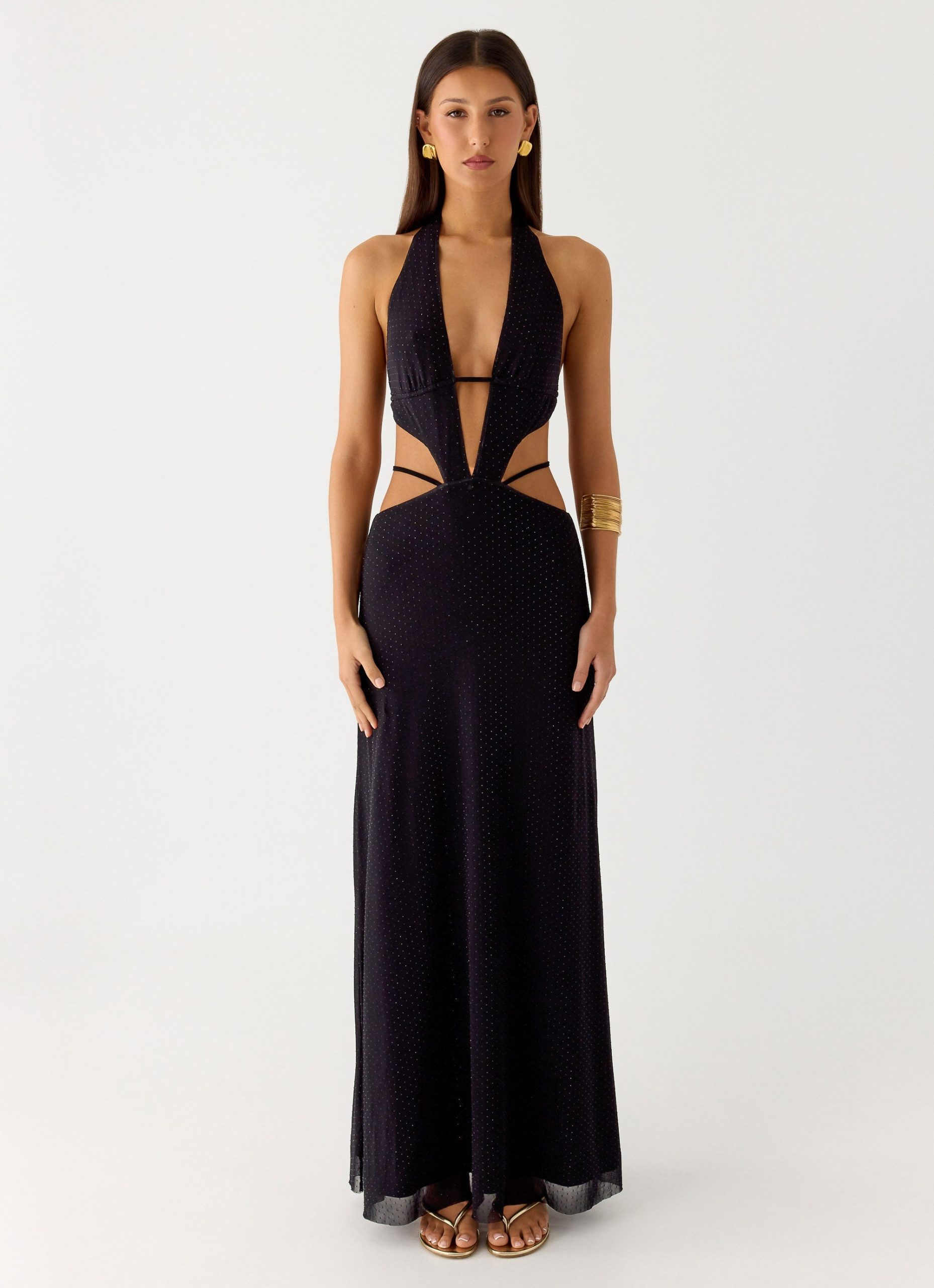 AstraeusBeadedSequinMaxiDressBlack1