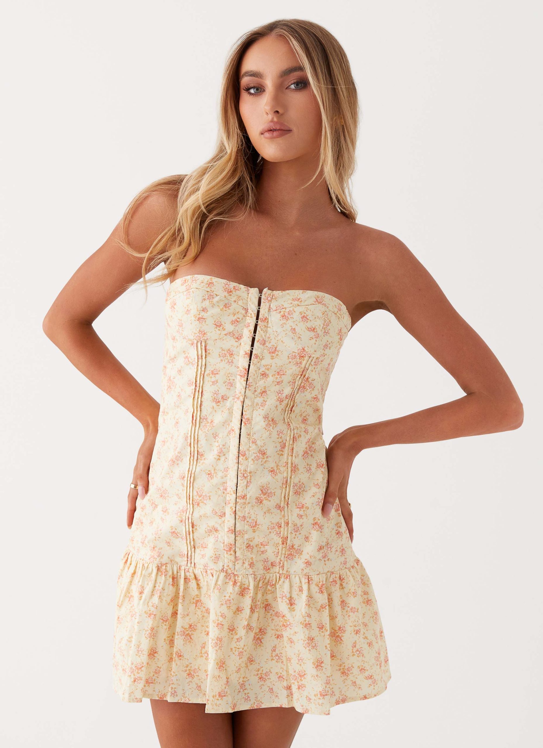 Bloomsbury_Bustier_Mini_Dress_Floral_Cotton_4_Peppermayojpg