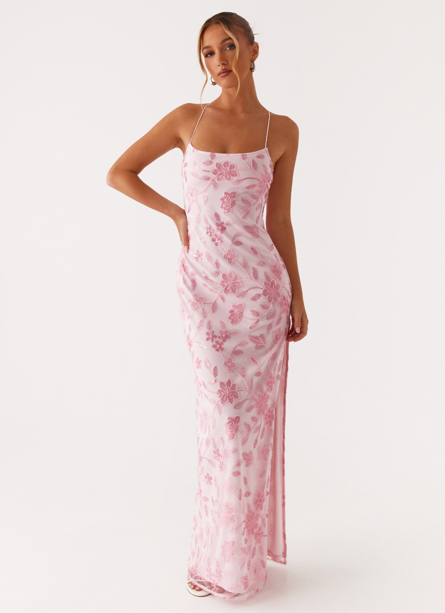 Bright-Lights-Beaded-Maxi-Dress-Pink-4-Peppermayojpg