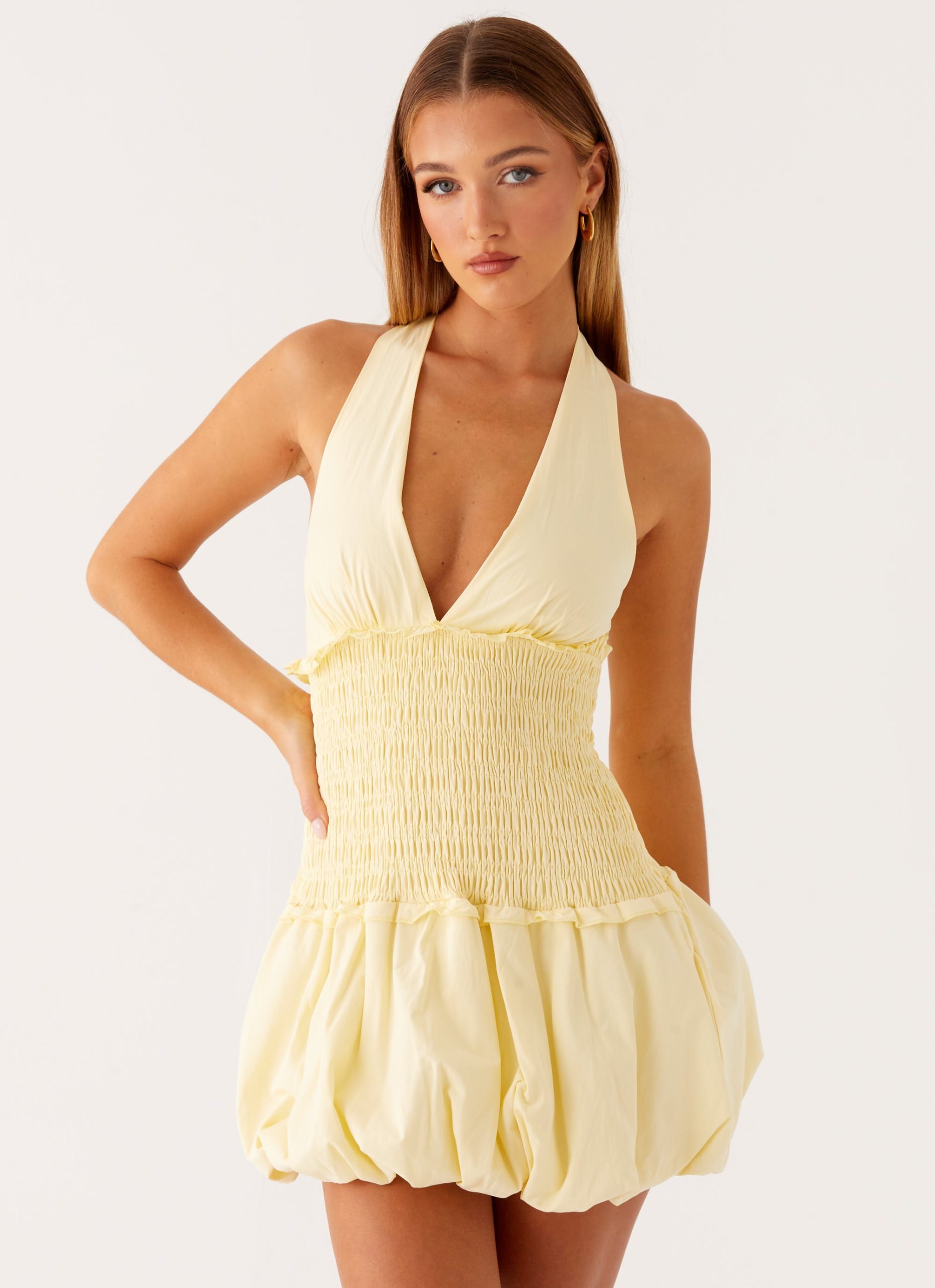 DimiBubbleMiniDressYellow4