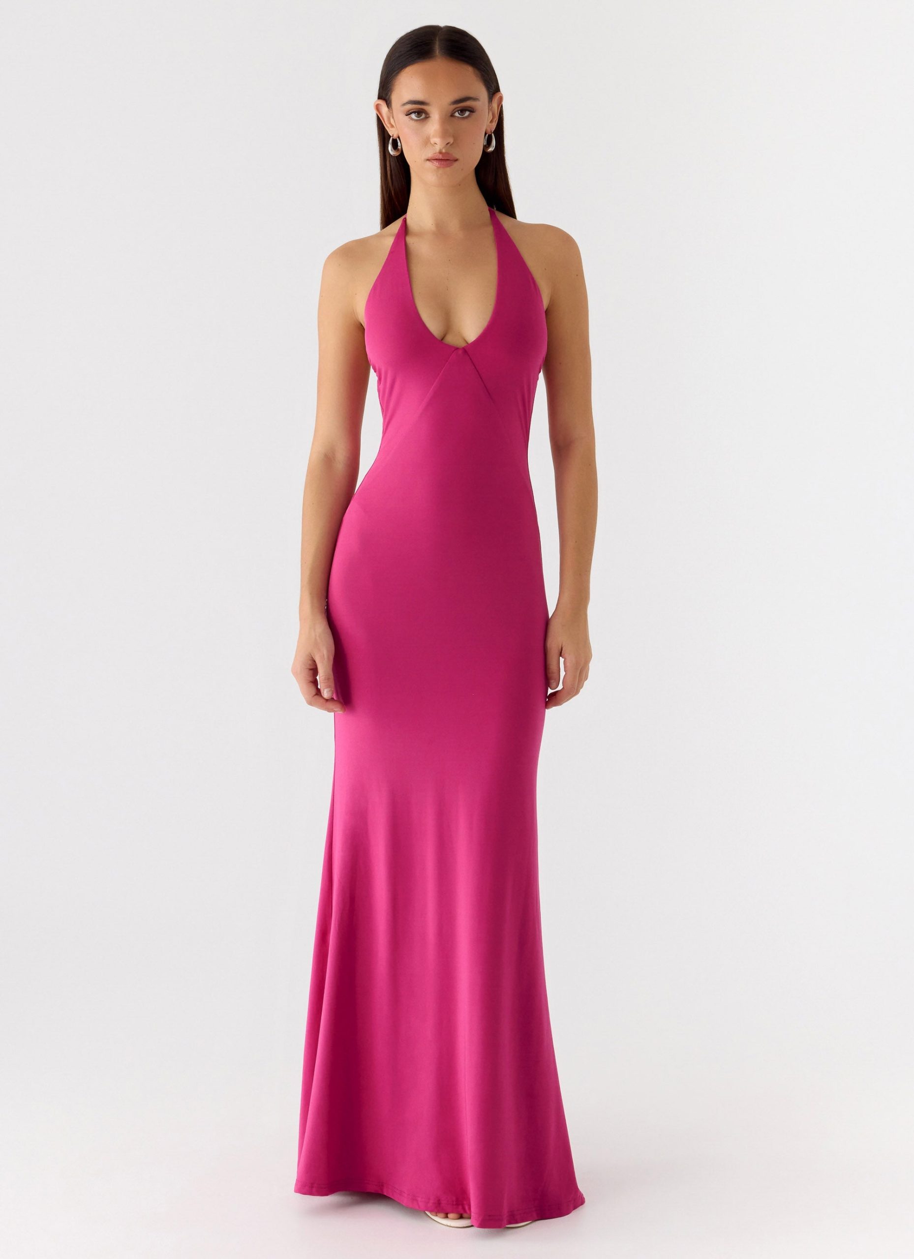 HaveYourAttentionMaxiDressFuschia1Peppermayo