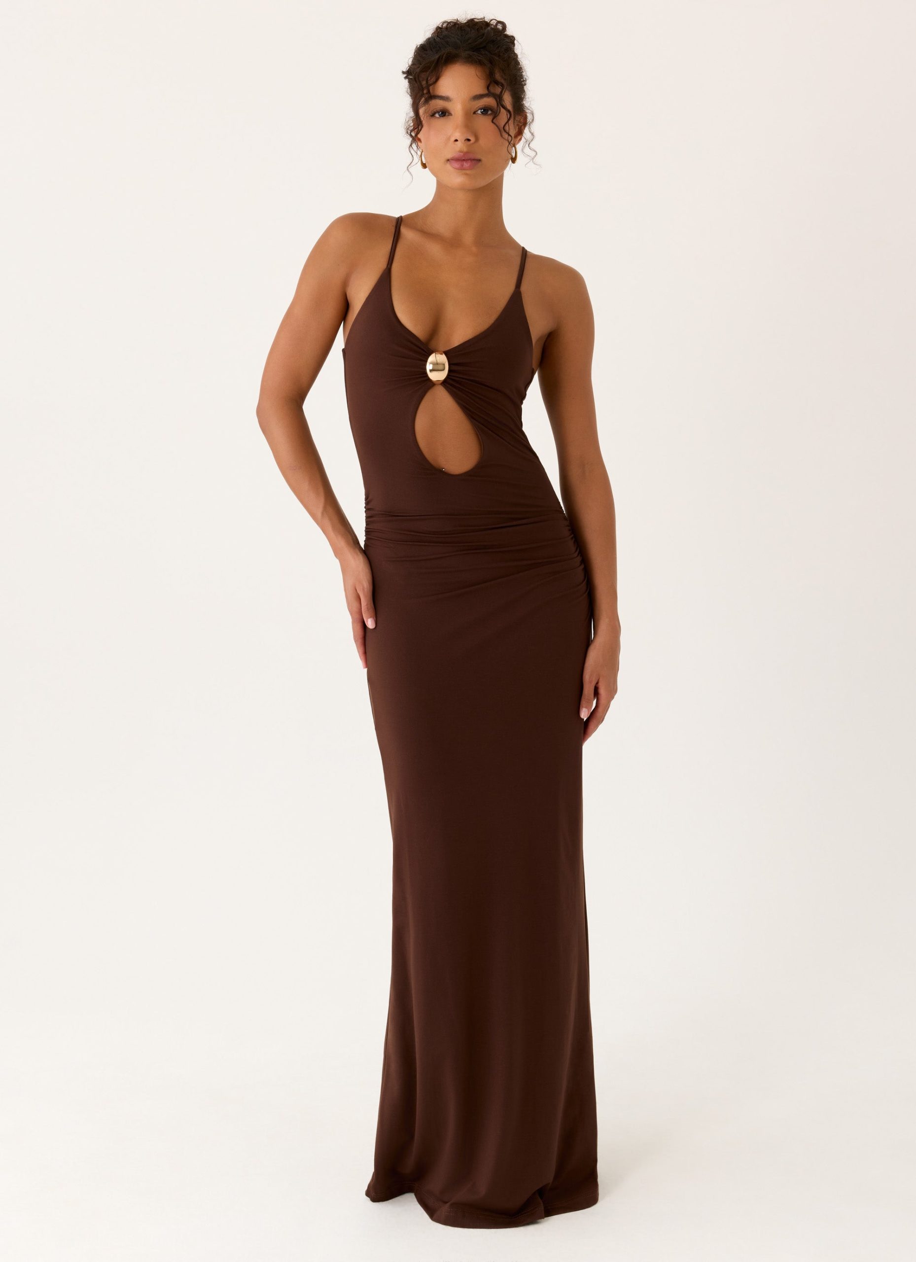 InezMaxiDressChocolate6
