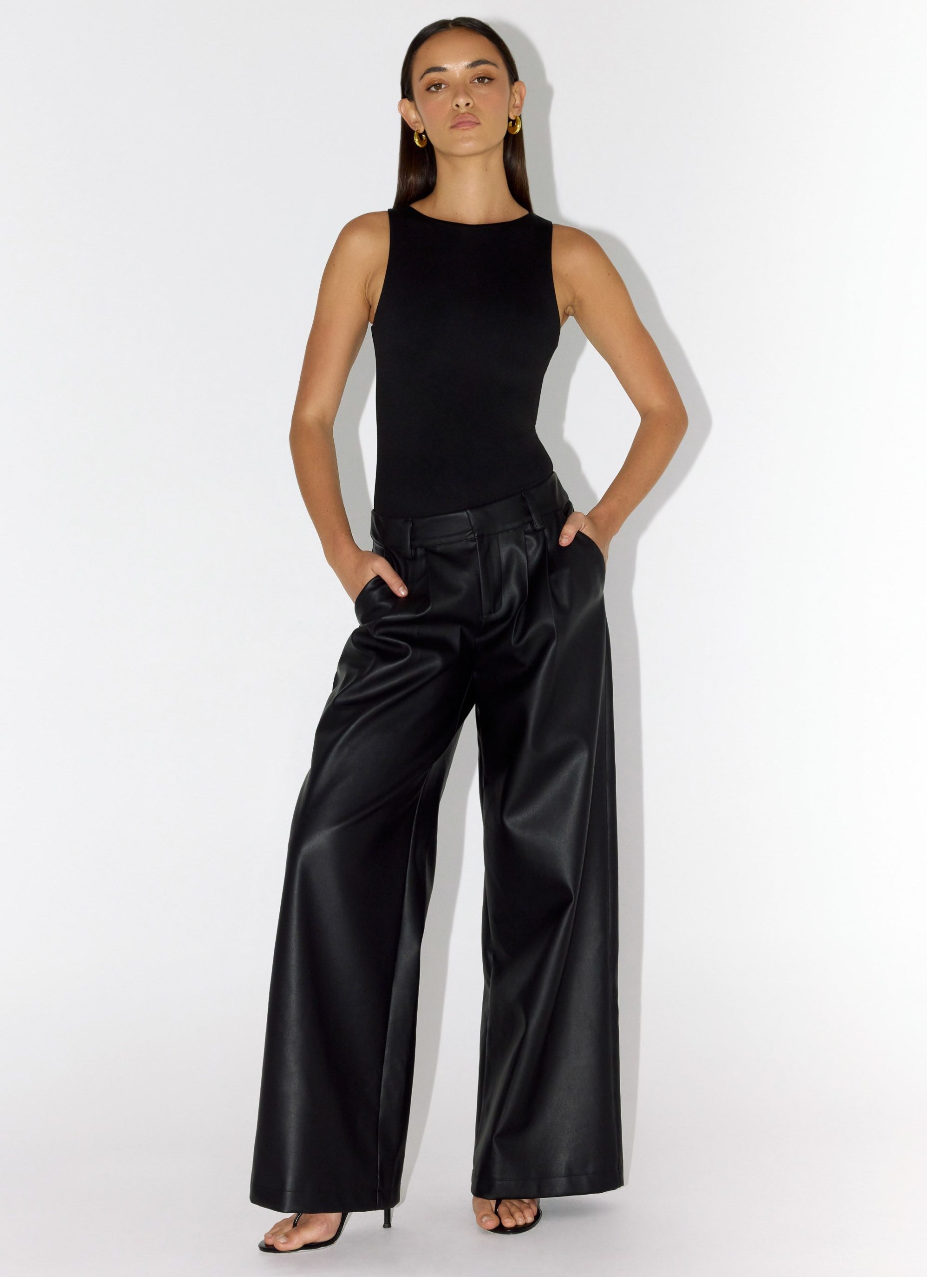 SamuelLowRiseFauxLeatherPantsBlack5Peppermayo