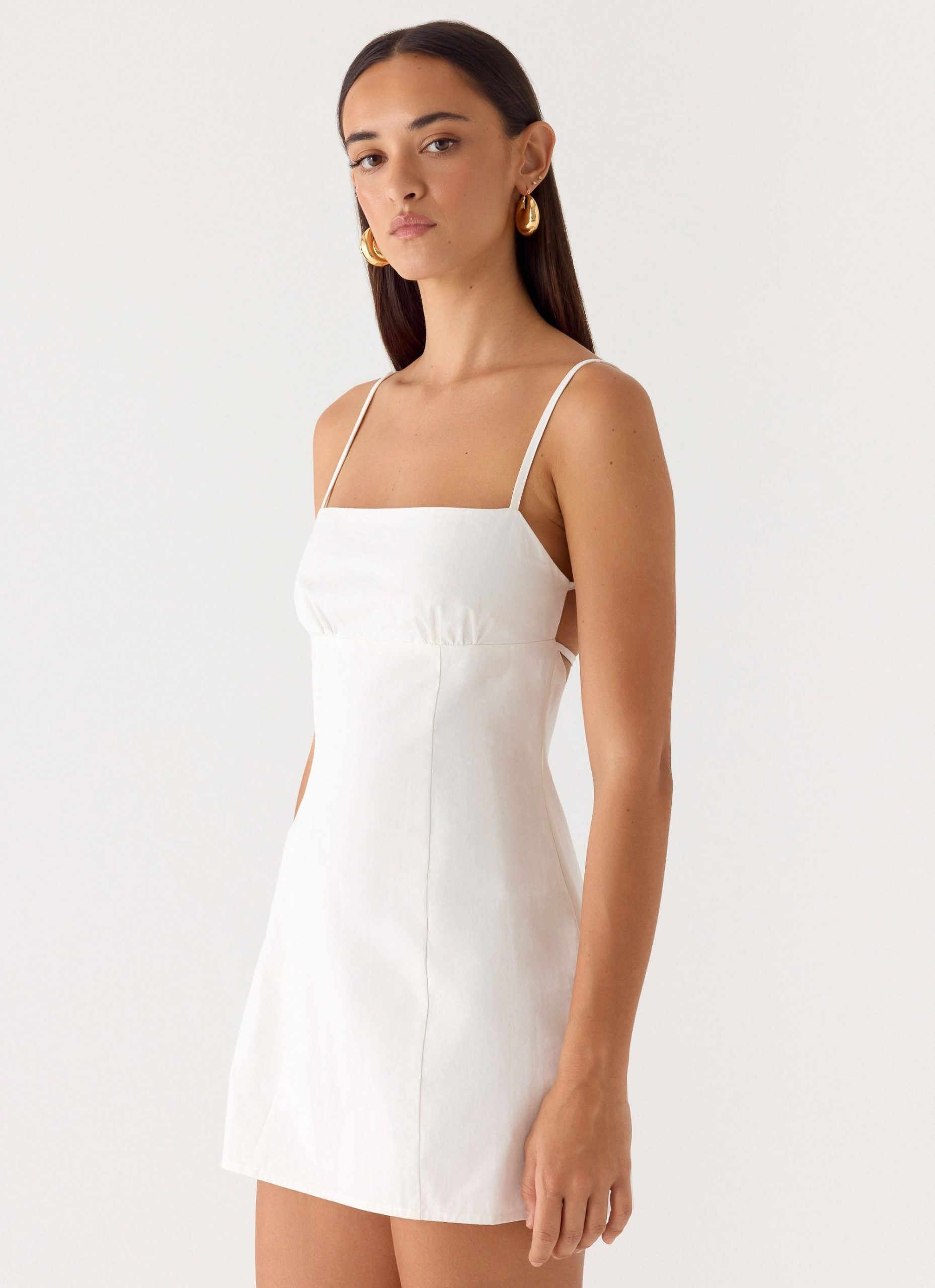 SecondSunMiniDressWhite5