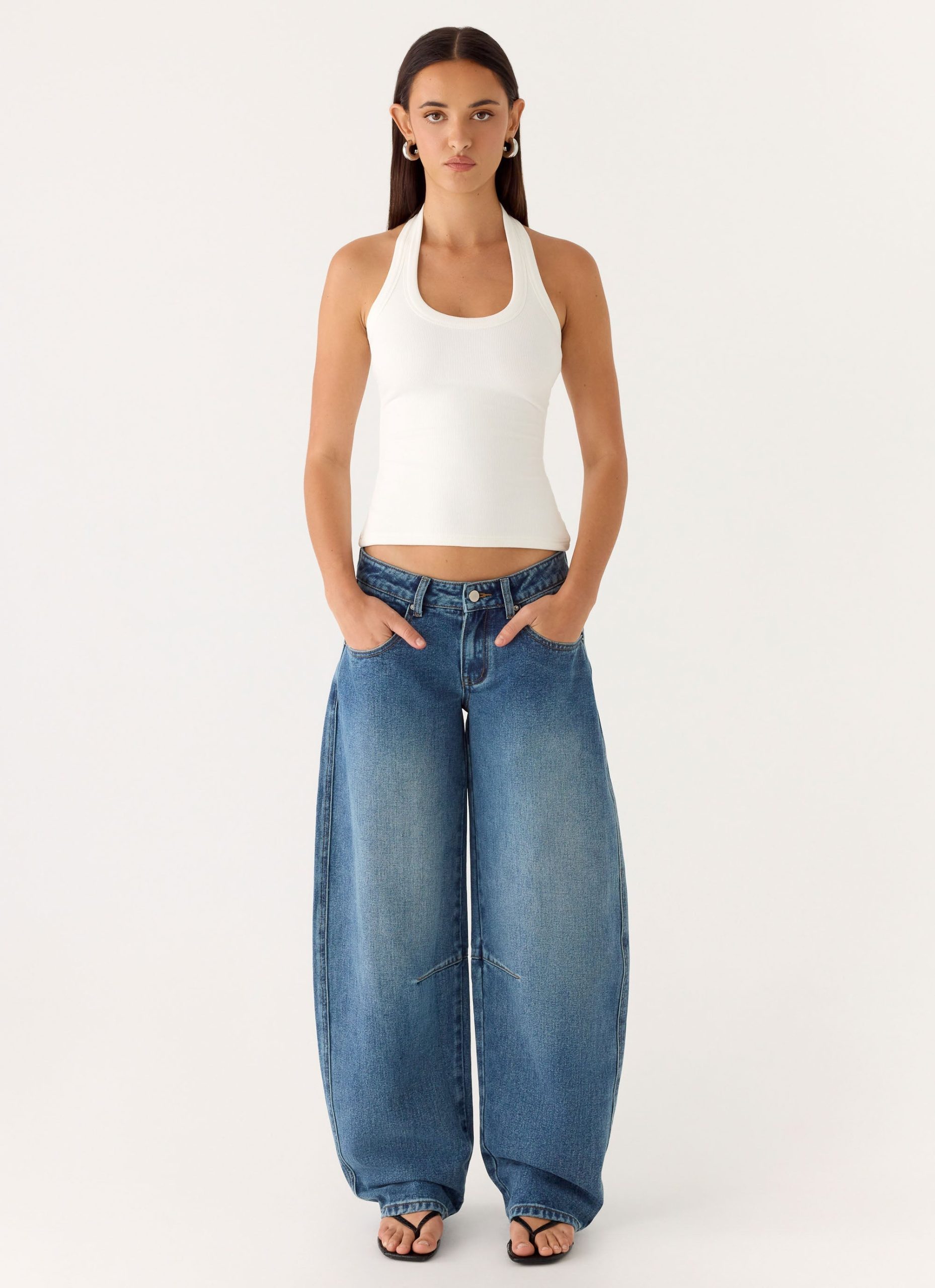StevieLowRiseBarrelLegJeansMidWash1Peppermayo