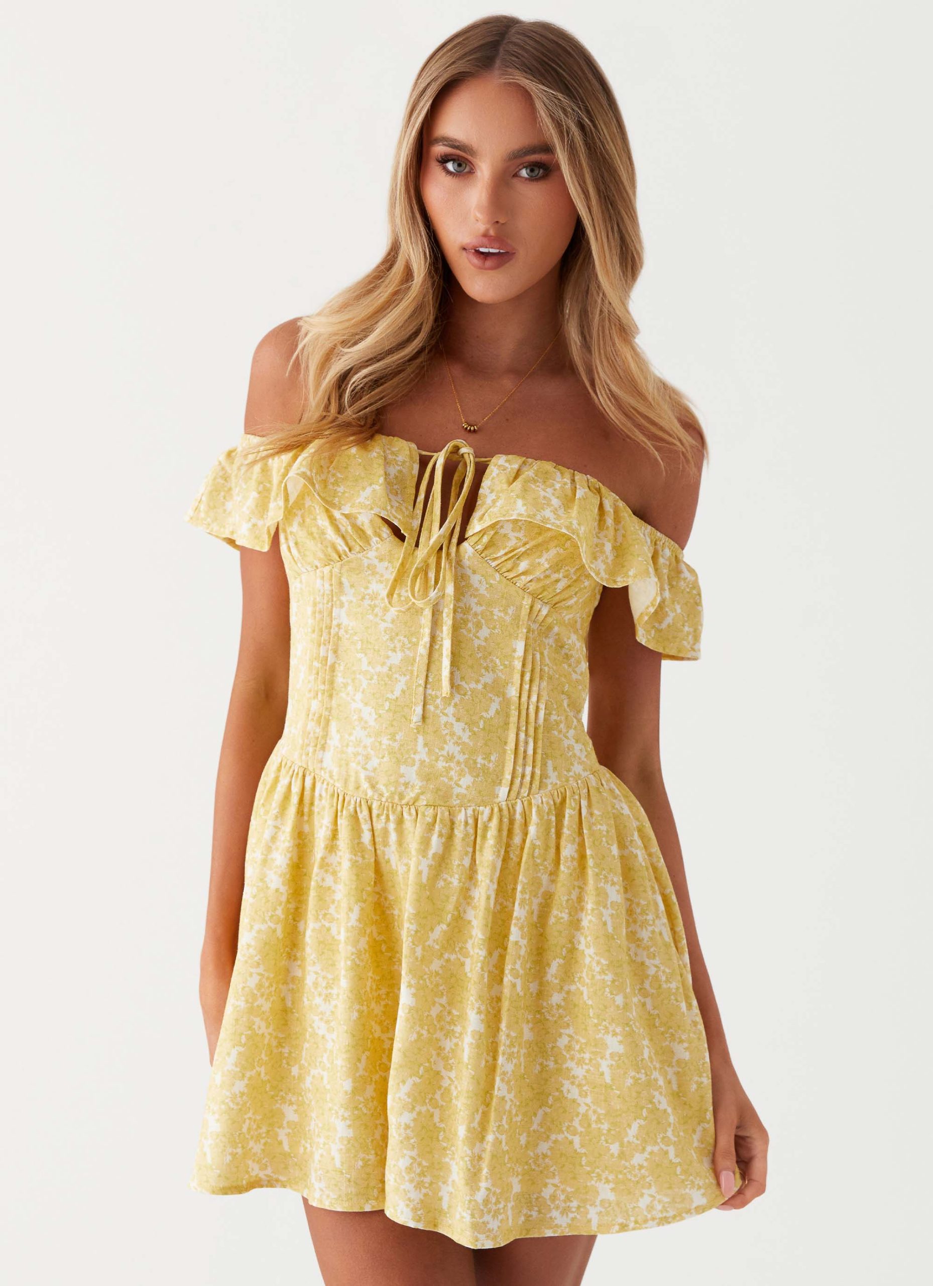 Tarryn_Mini_Dress_Yellow_Floral_4_Peppermayojpg