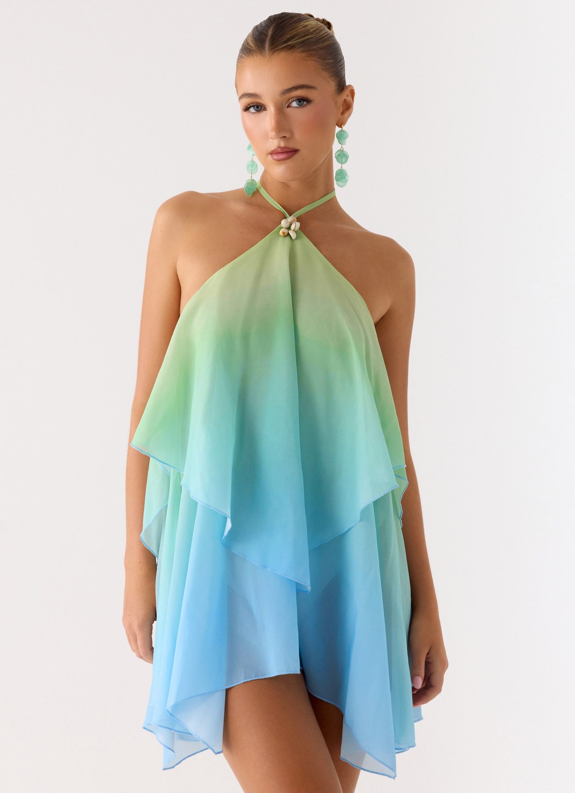 TwinFlameMiniDressAqua4Peppermayo