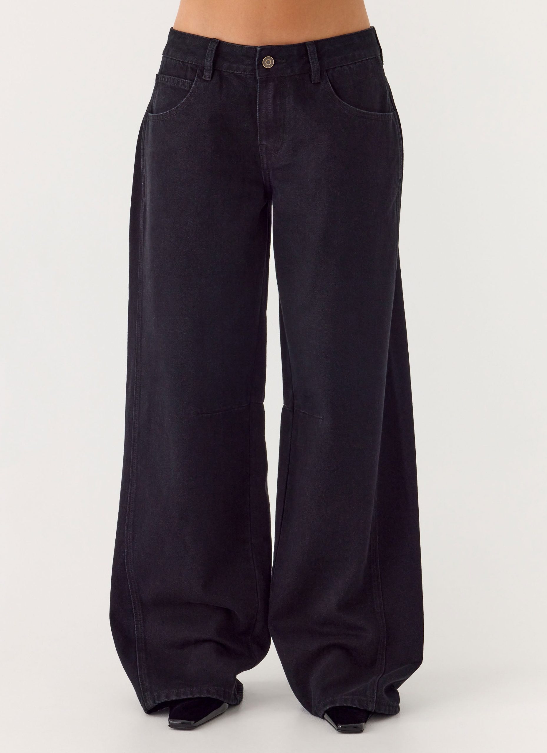 WaylonLowRiseDenimJeansBlack4Peppermayo