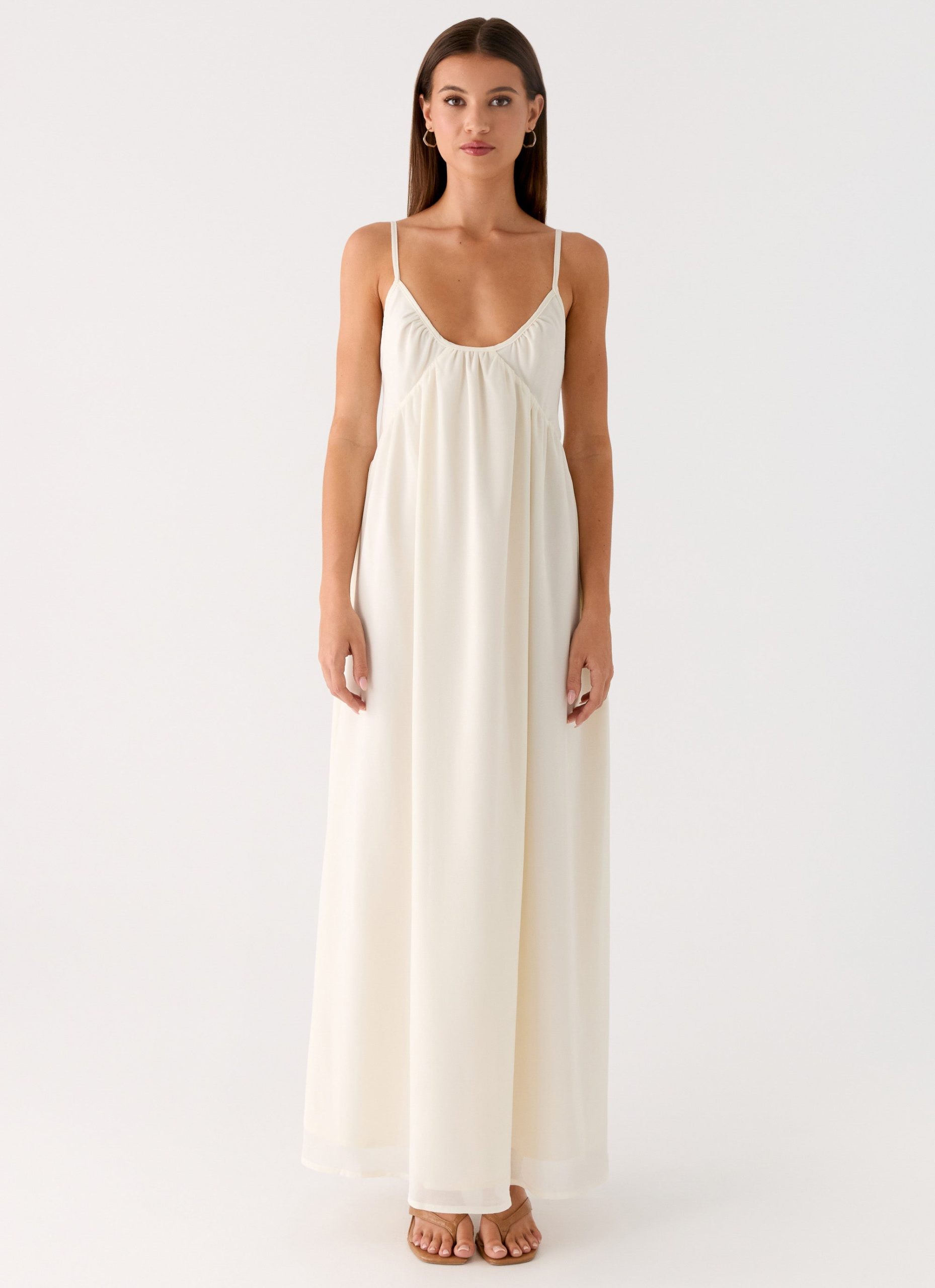 WhisperlightChiffonScoopedNeckMaxiDressWhite1Peppermayo