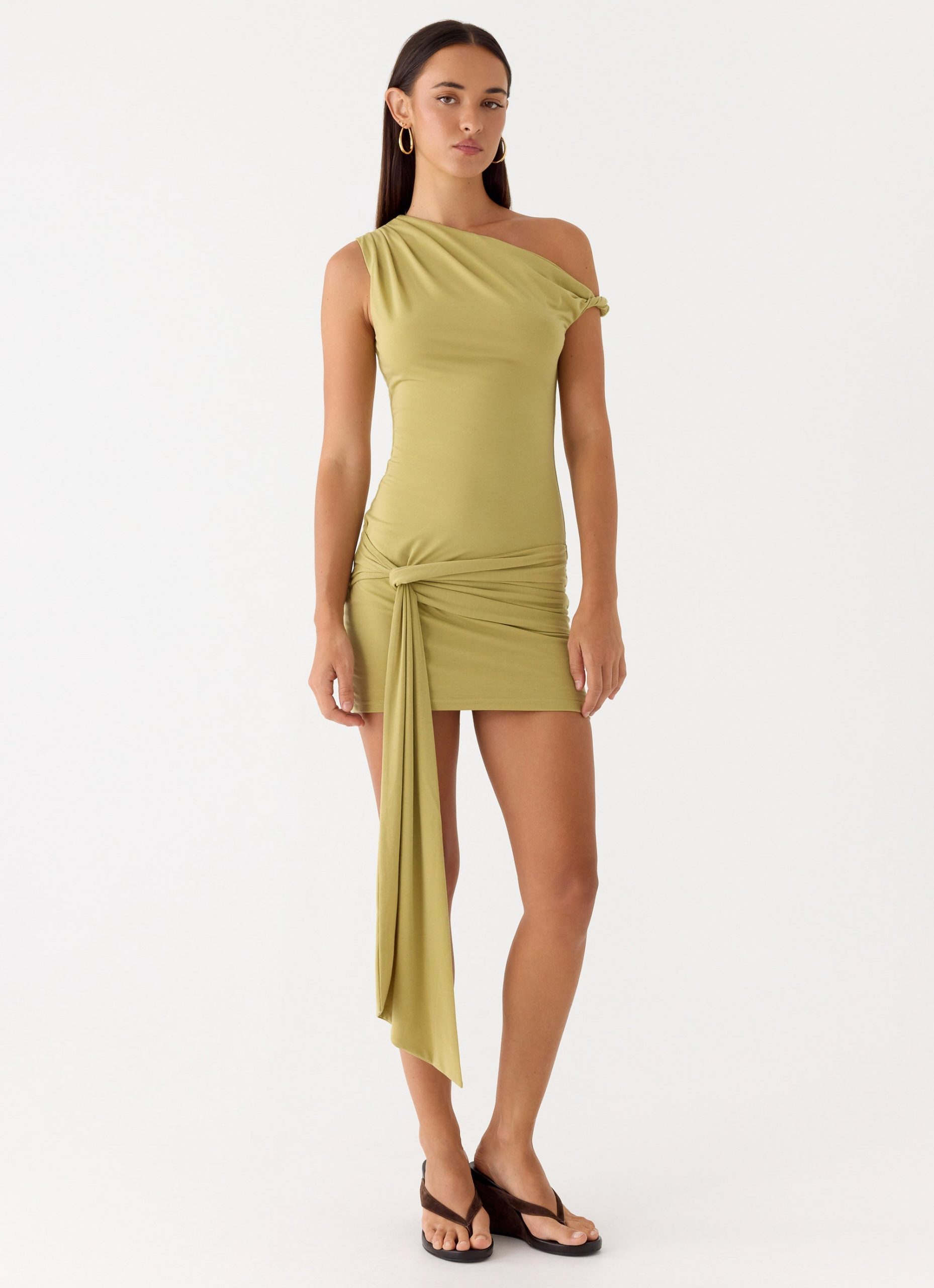 ZanderMiniDressGreenOlive4Peppermayo